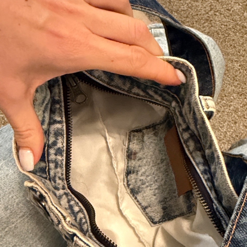 Denim Shoulder Bag - Picture 8 of 9